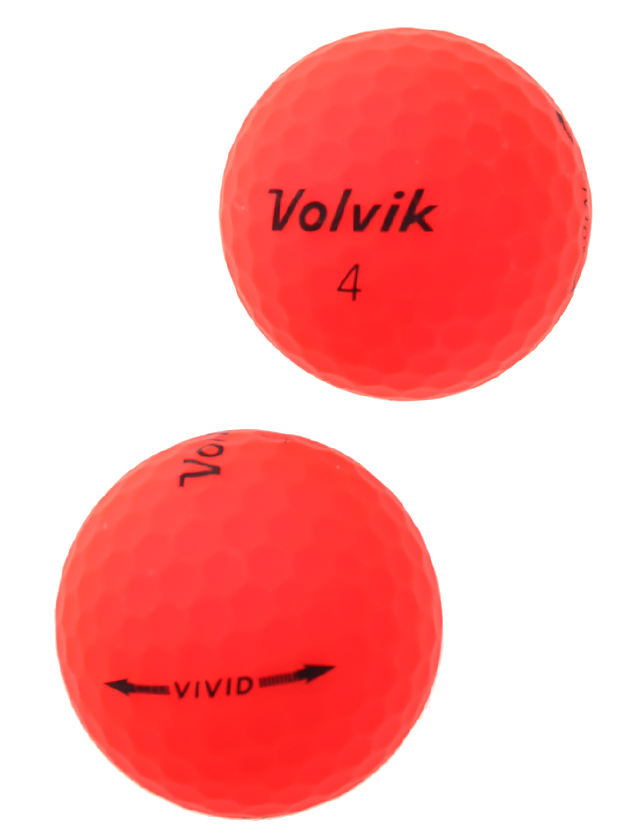 ボルビック VIVID ゴルフボール1ダース レッド（レッド）のレディース