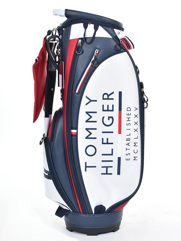 18150円 憧れの トミー ヒルフィガー ゴルフ 9型 カートキャディバッグ ミックスマテリアル カートタイプ THMG1FC5