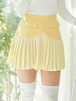 ジェイジェーン　Heart Shape Pleats Skirt　J164SK07