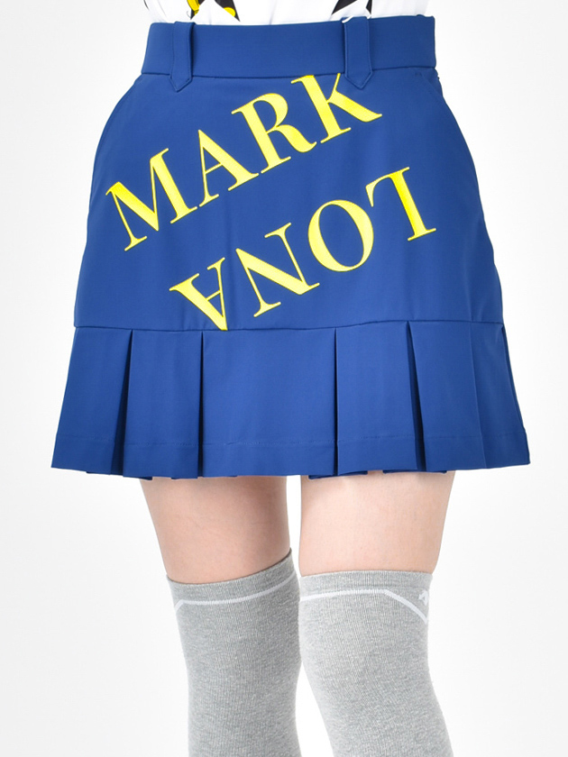 MARK \u0026 LONA LOGOプリーツスカート