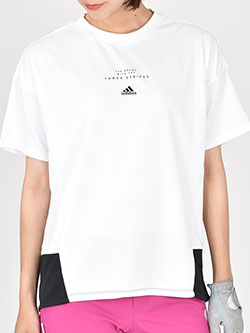 アディダスゴルフ　カラーブロッキングTシャツ　SU566