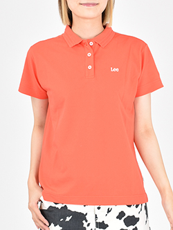 リーゴルフ　Leeロゴ刺繍 半袖ポロシャツ　LG9990
