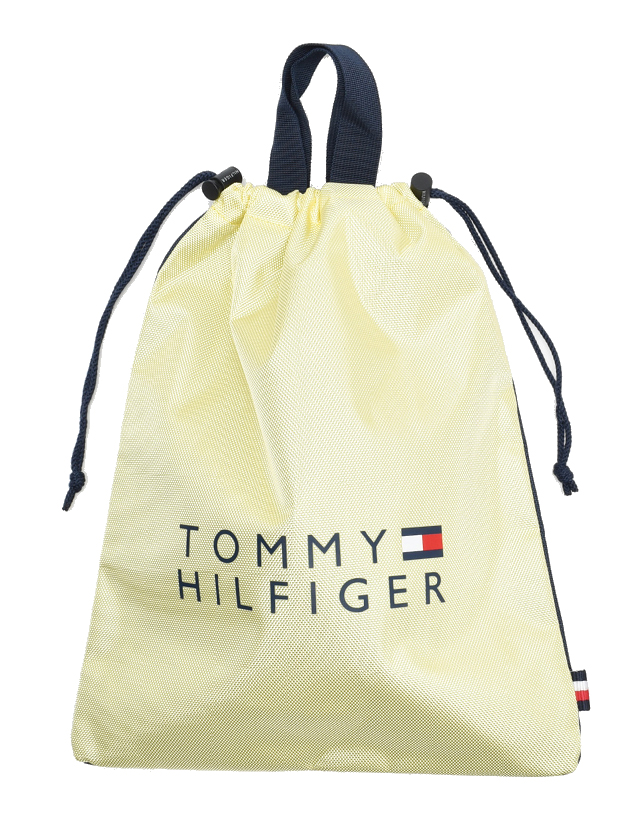 トミーヒルフィガーゴルフ カラーブ ロック巾着(シューズケース) THMG2SBK（イエロー） | レディースゴルフウェア通販【VIVID  GOLF(ビビゴルフ)】