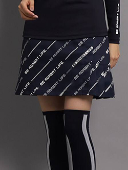 アダバット　23年春夏新作　アシンメトリープリーツデザインスカート　119-66201