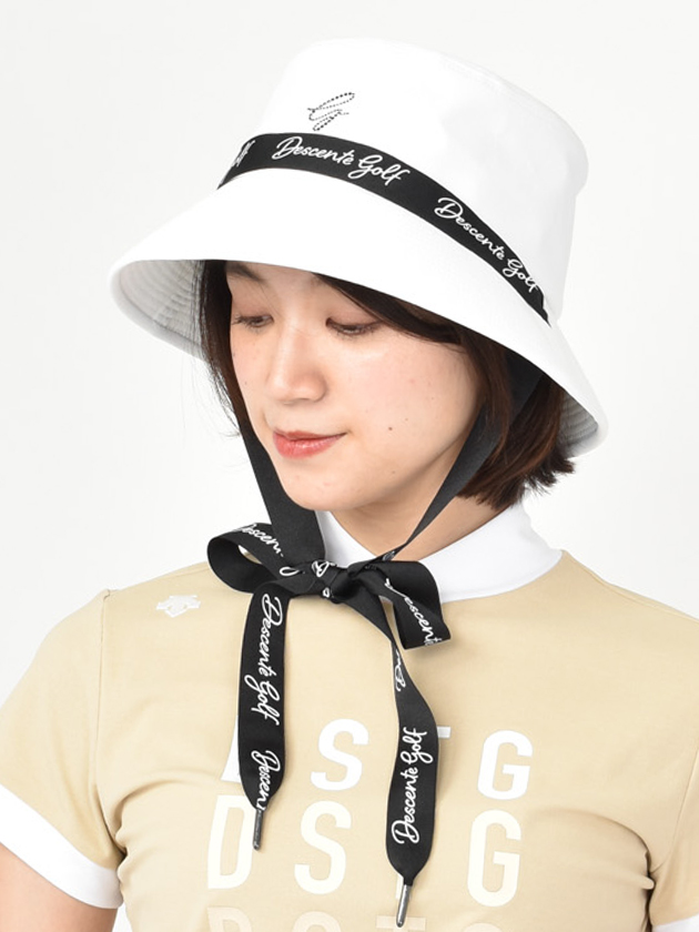 96％以上節約 DESCENTE GOLF ロゴリボンバケットハット savingssafari.com