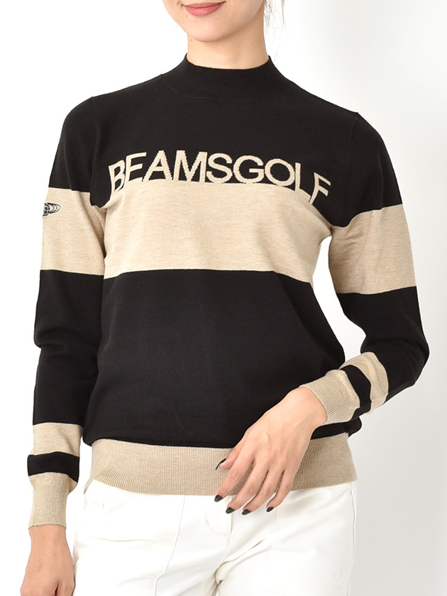 美品】BEAMS GOLF ボーダー ニット - ウエア