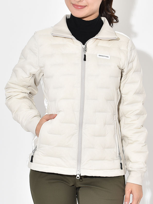 CPG GOLF ノースリーブ ダウンワンピース ホワイト Lサイズ CPG ダウンワンピース CPG GOLF ノースリーブ ダウンワンピース