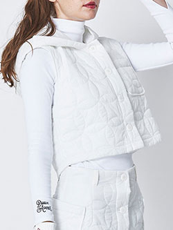 ドゥ アヴニール　中綿キルティングベスト　DAT-5AH04