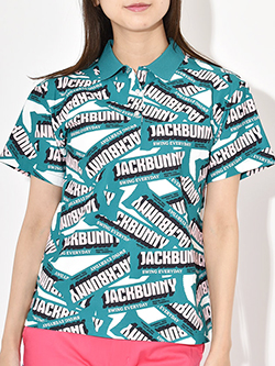 ジャックバニー　25年春夏新作　ハニカムダブルフェイスポロシャツ(半袖)　263-5160304