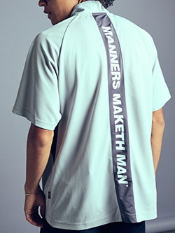 オーティーエフ　25SS　【メンズ】半袖モックネック<M.M.M>　1251-11009
