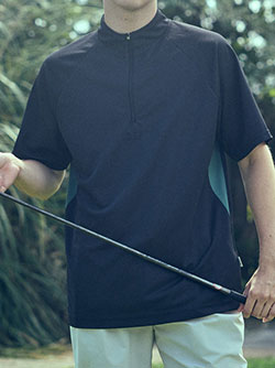オーティーエフ　25SS　【メンズ】半袖モックネック<M.M.M>　1251-11009