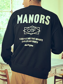 オーティーエフ　25SS　【メンズ】クルーネックスウェット<MANORS>　1251-12018