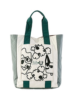 エムユースポーツ 25年春夏新作 軽量変顔キャラクター刺繍マルチバッグ 703R3014