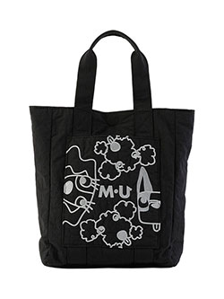 エムユースポーツ 25年春夏新作 軽量変顔キャラクター刺繍マルチバッグ 703R3014