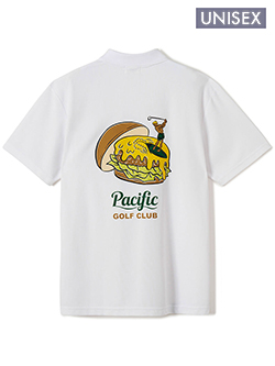 パシフィックゴルフクラブ　【ユニセックス】ゴルフ&ハンバーガーポロ　PGC250PLS121RI