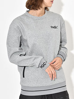 パシフィックゴルフクラブ　25SS　後ロゴスウェット(ユニセックス)　PGC251CSL545OL