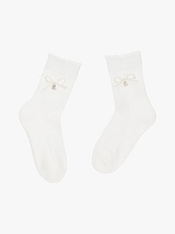 フェアライアー パールリブルアンクルソックス　FF5SO03R