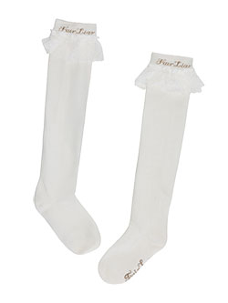 フェアライアー レースロゴニーハイソックス　FS6SO02F