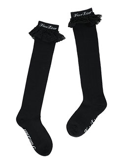 フェアライアー レースロゴニーハイソックス　FS6SO02F