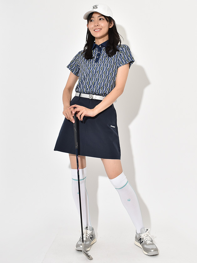 ジャンフランコ　フェレ GOLF スカート ニューバランスゴルフ 千鳥ジャカードスカート 012-4134507