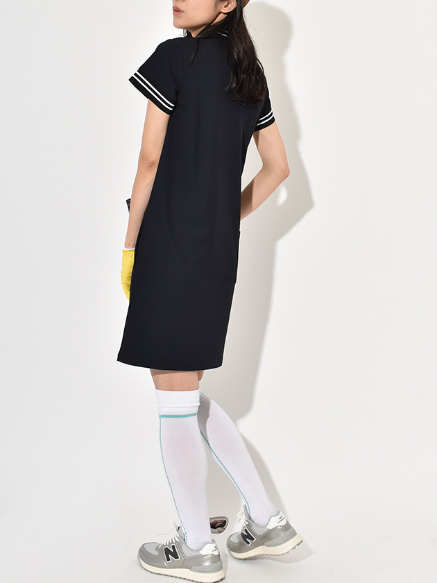 極美品✨バーバリーゴルフ❣️ワンピース　半袖　ノバチェック　ひざ丈　ポロワンピース 極美品✨バーバリーゴルフ❣️ワンピース 半袖 ノバチェック