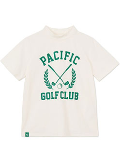 パシフィックゴルフクラブ　ゲッケイジュ半袖モックネック　PGL252CSS554OL