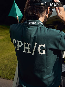 キャプテンズヘルムゴルフ　25年秋冬新作　コットンリブモックネック　CHG25-AW-T02