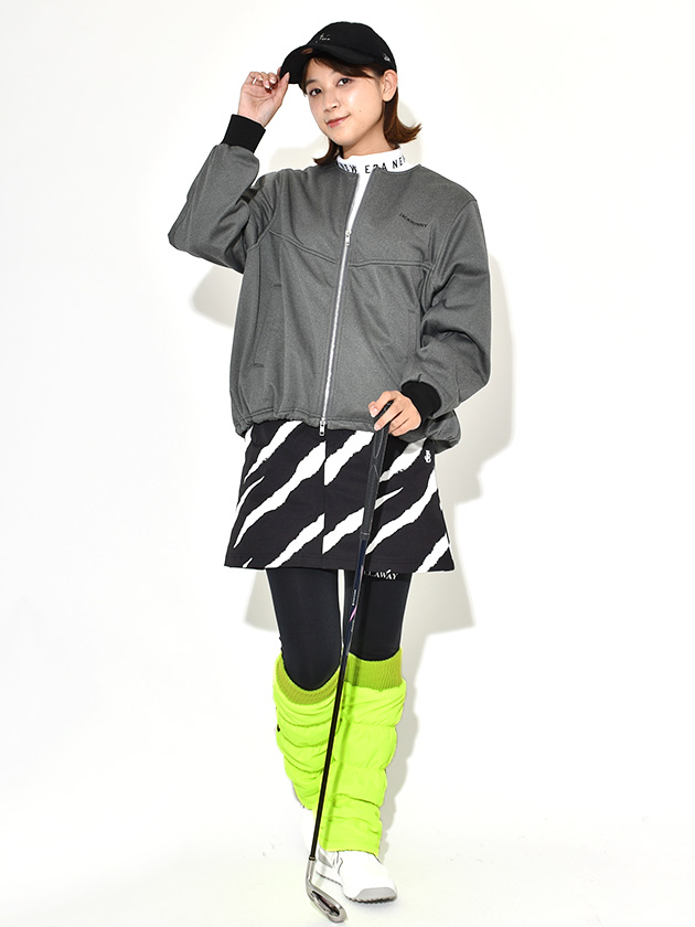 Malbon ゴルフ レディース新作 半ジップ防風プルオーバー 完売必至✨ Munsingwear 吸湿発熱裏起毛カットソーハーフジッププルオーバー