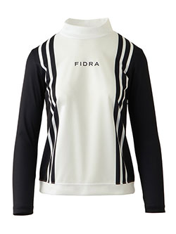 フィドラ　25年秋冬新作　モックネックカットソー　FD5UUG11