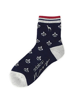 アダバット　25年秋冬新作　フルールドリスレギュラーソックス　C86-04172