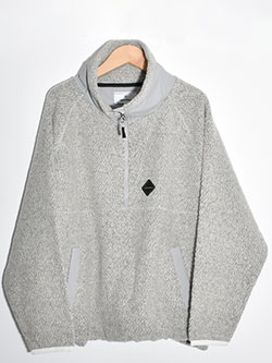 ブリーフィングゴルフ　25年秋冬新作　ウールボアフリースハーフジッププルオーバー　BRG253W35