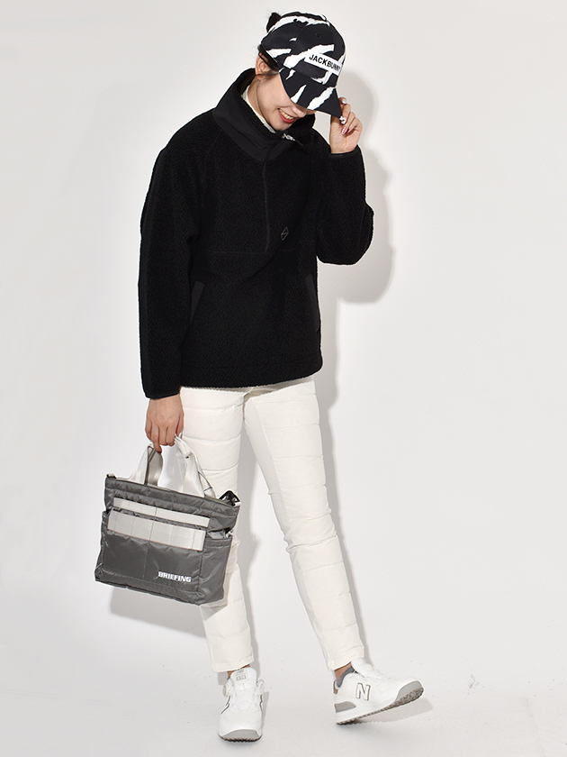 ブリーフィングゴルフ 25年秋冬新作 ウールボアフリースハーフジップ