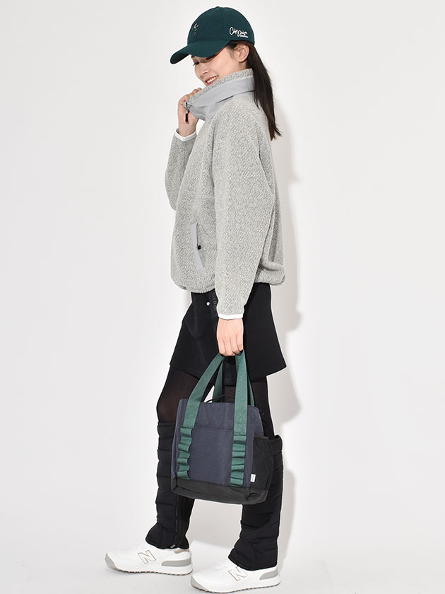 ブリーフィングゴルフ 25年秋冬新作 ウールボアフリースハーフジップ