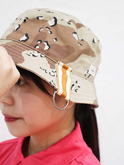 サバンアーニ　25年秋冬新作　ラインテープバケットハット(ユニセックス)　247618