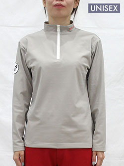 サバンアーニ　25年秋冬新作　裏起毛ZIPモックネックシャツ　257210