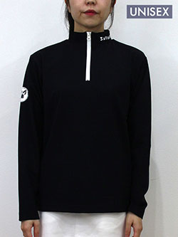 サバンアーニ　25年秋冬新作　裏起毛ZIPモックネックシャツ　257210