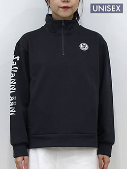 サバンアーニ　25年秋冬新作　フロントZIP右袖ロゴパーカー　257203