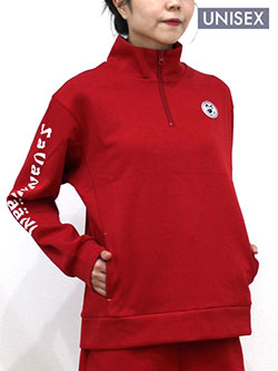 サバンアーニ　25年秋冬新作　フロントZIP右袖ロゴパーカー　257203