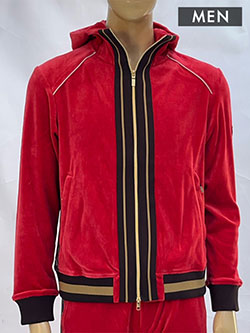 ニッサゴルフ　25年秋冬新作　ヘビーベロアブルゾン(メンズ)　23105502