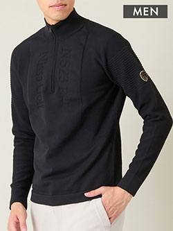 ニッサゴルフ　25年秋冬新作　ホールガーメント長袖ニットトップス(メンズ)　23135501