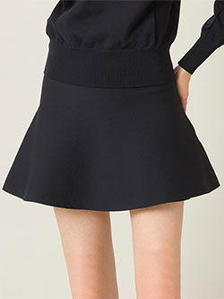 ニッサゴルフ　25年秋冬新作　ニットフレアスカート【レディース】　23045551