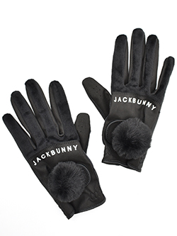 ジャックバニー　25年秋冬新作　両手ファーグローブ　262-5985130