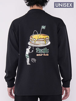 PGC　長袖モックネック【パンケーキ】(ユニセックス) 　PGC233CSL033MO