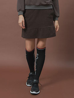 セントクリストファー　25年秋冬新作　チェックフリーススカート　TL49701