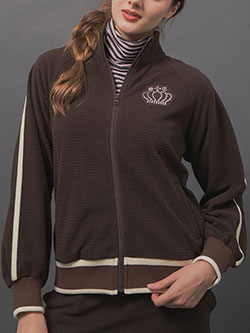 セントクリストファー　25年秋冬新作　チェックフリーストラックジャケット　TL49503