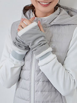 ジュン&ロペ　25年秋冬新作　ハンドウォーマー/Oggi掲載　ERZ25100