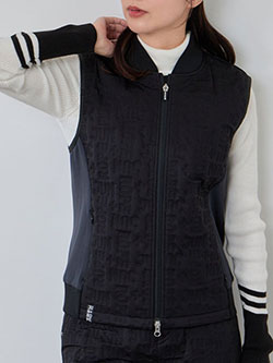 ジュン&ロペ　25年秋冬新作　ピンソニック中綿ベスト/Oggi掲載　ERL65000