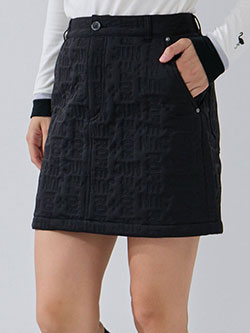 ジュン&ロペ　25年秋冬新作　ピンソニック中わたAラインスカート/Oggi掲載　ERC65000