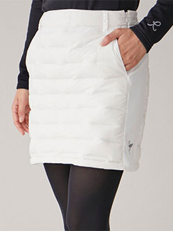 ジュン&ロペ　25年秋冬新作　ストレッチナイロン　撥水ダウンスカート　ERC84000