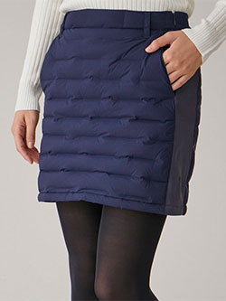 ジュン&ロペ　25年秋冬新作　ストレッチナイロン　撥水ダウンスカート　ERC84000